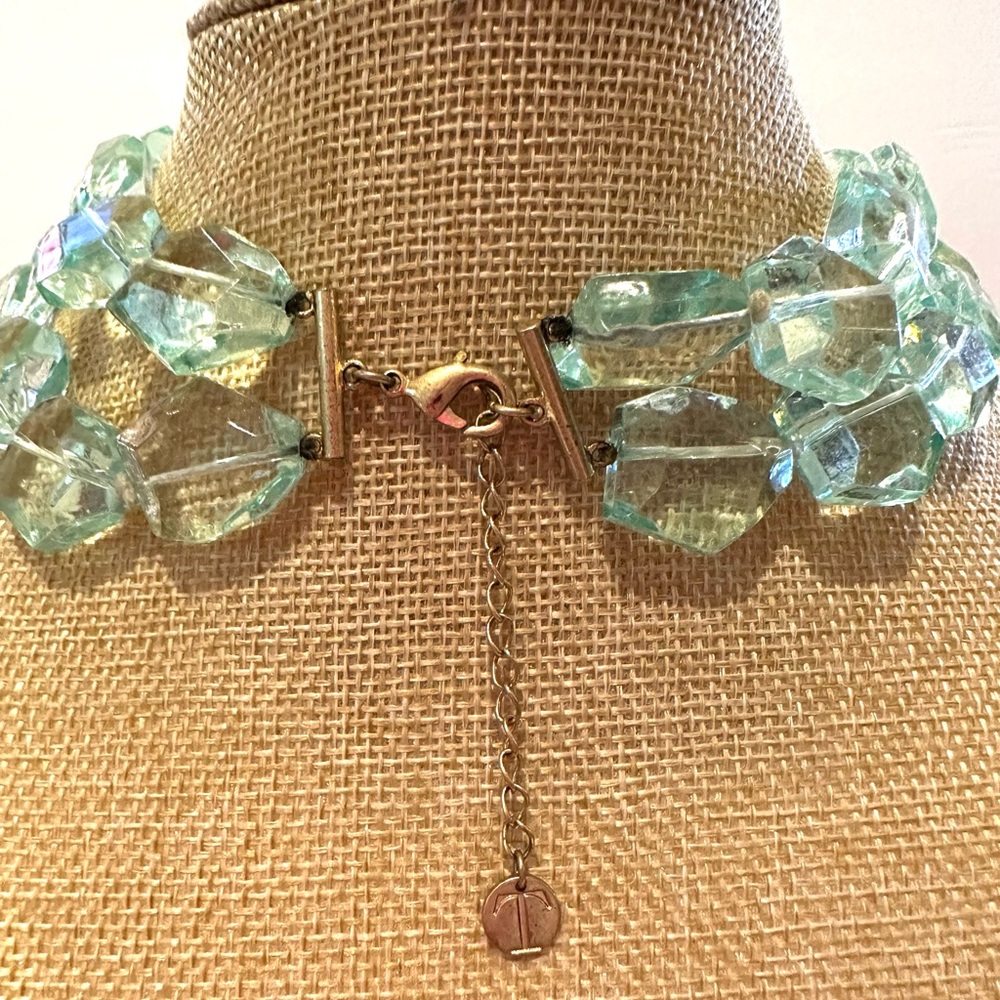 Talbots Necklace Statement-Chunky Double Strand G… - image 8